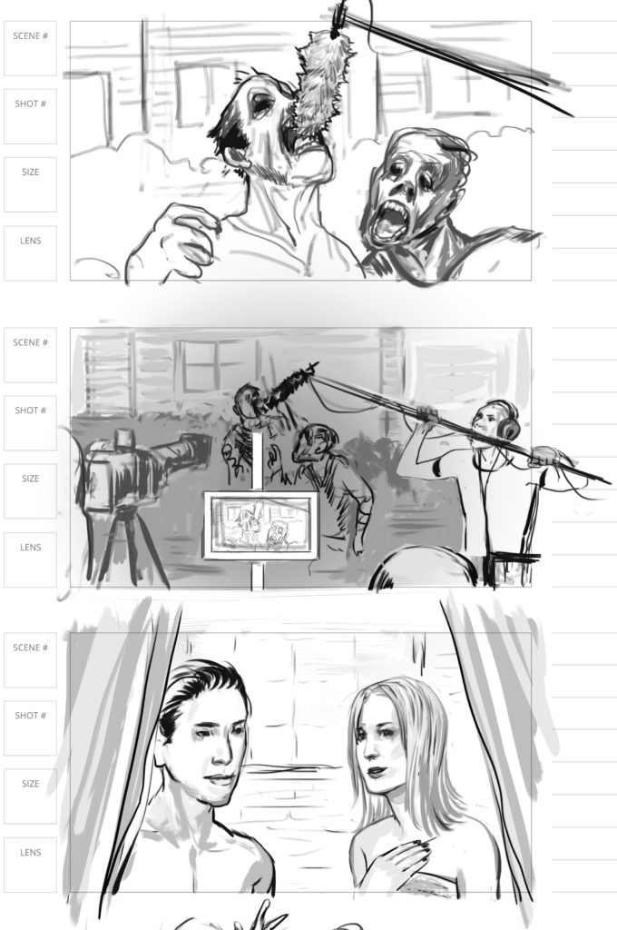 storyboard artist for zombie movie